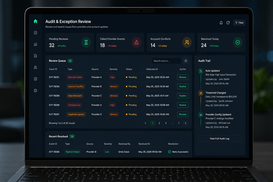 Audit and Exception Review